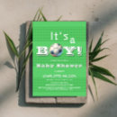 Search for football baby shower invitations Green