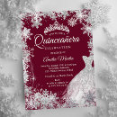 Search for snowflake quinceanera invitations Birthday