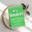 Search for sports baby boy shower invitations Green