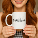 Search for no looking back mugs Uplifting