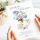 Search for tea time bridal shower invitations Love is brewing