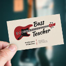 Search for guitar business cards Simple