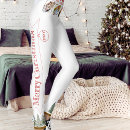Search for funny christmas leggings Red