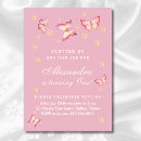 Search for butterfly 1st birthday invitations Floral