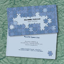 Search for jigsaw puzzle business cards Autism