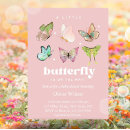 Search for lavender baby girl shower invitations Butterflies