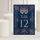 Search for rose gold table cards Mis quince anos