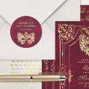 Search for red quinceanera stickers Mis quince anos