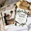 Search for winter rehearsal dinner invitations Modern