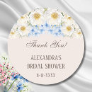 Search for romantic floral thank you stickers Dusty blue
