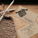 Search for knitting business cards Crafter