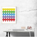 Search for heart rainbow posters Typography