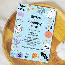 Search for spooky one 1st birthday invitations Boy first birthday