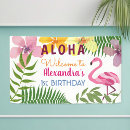 Search for luau birthday banners Pink