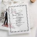 Search for vellum save the dates Black and white
