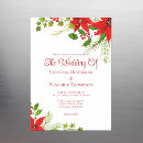 Search for festive christmas wedding invitations Holly berries