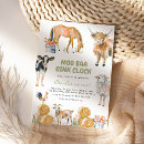 Search for farm party invitations Rustic