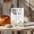 Search for fall floral bridal shower invitations Fall in love