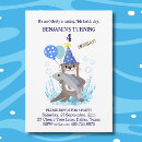 Search for otter birthday invitations Blue