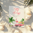 Search for funny tropical christmas cards Flamingo