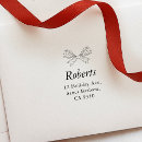 Search for christmas return address rubber stamps Chic