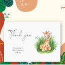 Search for giraffe thank you cards Greenery