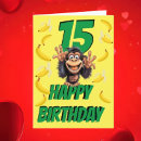 Search for little monkey birthday cards Cute