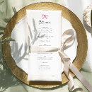 Search for cute wedding menus Minimalist