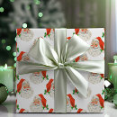 Search for retro santa wrapping paper Jolly