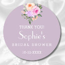 Search for lavender shower thank you stickers Lilac