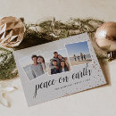 Search for grey christmas cards Peace on earth