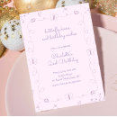 Search for purple butterfly birthday invitations Elegant