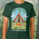 Search for camping birthday party tshirts Outdoor