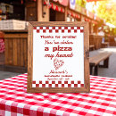 Search for pizza party decor Red and white