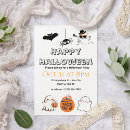 Search for spooky halloween invitations Cute ghosts