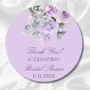 Search for lavender bridal shower stickers Lilac