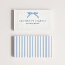 Search for baby shower place cards Dusty blue