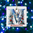 Search for letter m christmas tree decorations Reindeer