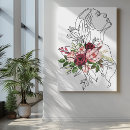 Search for feminine canvas prints Minimalist