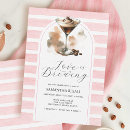 Search for coffee bridal shower invitations Love is brewing
