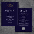 Search for blue moon wedding invitations Gothic