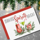 Search for cocktail christmas cards Making spirits bright