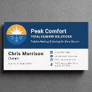 Search for heating and cooling business cards Air conditioning