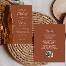Search for rust orange wedding invitations Modern
