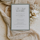Search for classic rehearsal dinner invitations The night before