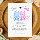 Search for gummy bears invitations Watercolor