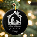 Search for manger scene christmas tree decorations Baby jesus in manger