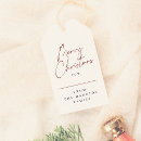 Search for minimalist gift tags Red