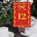 Search for yellow wedding table cards Typography