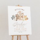 Search for woodland welcome signs First birthday